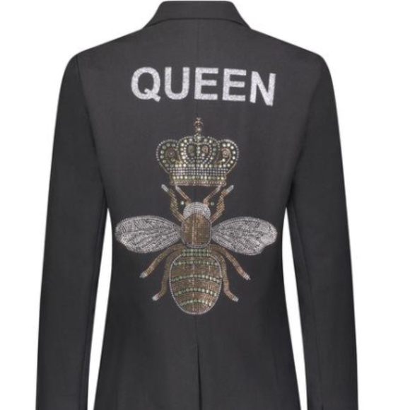 Blazer with Rhinestone Queen Bee - Picture 1 of 1